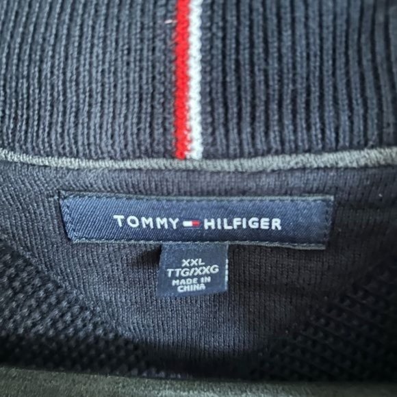 Tommy Hilfiger Men’s XXL Full Zip Navy Blue Jacket - Picture 6 of 15